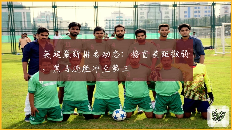 英超最新排名动态：榜首差距微弱，黑马连胜冲至第三